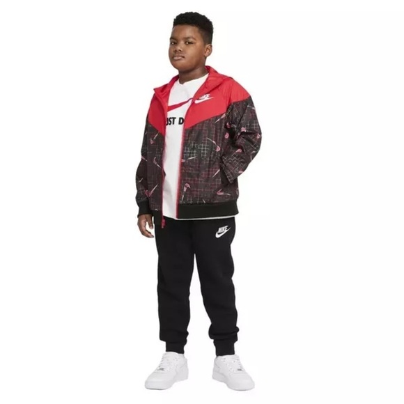 Nike Sportswear Windrunner Jacket Glow In Dark Logo Size Youth XL - Picture 1 of 6